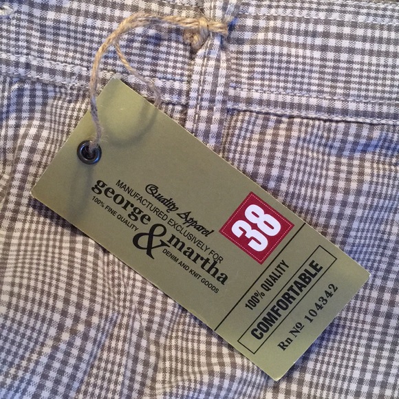 MENS Cargo Shorts 38 George & Martha NWT - Picture 4 of 4